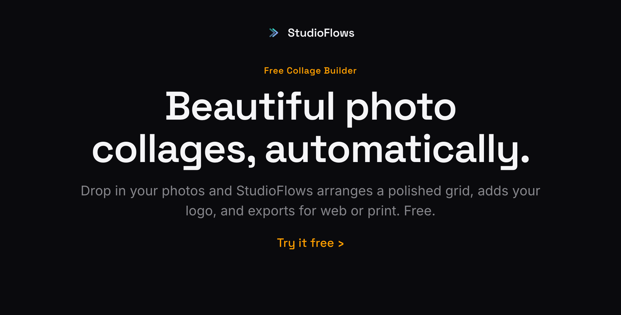 StudioFlows Collage Builder (free)